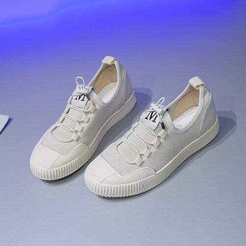 QWEDF 2019 Ladies Shoes Fashion Lace Up Female Vulcanize Shoes Student Board Shoes Ladies Casual Shoes Woman Sneakers X8-69