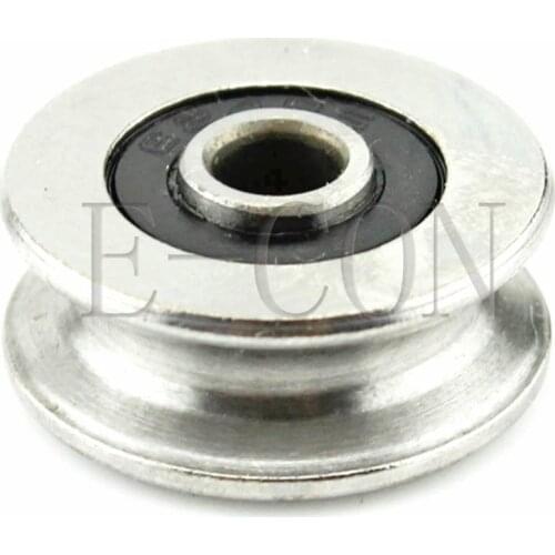 1/2/5/10PCS 4x18x7mm 624UU U624ZZ 4mm U Groove Guide pulley Sealed Rail Ball Bearing