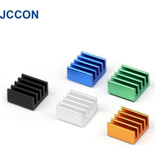 10Pcs Aluminum Heatsink Radiator Heat Sink Cooling For Electronic Chip IC 3D Printer Raspberry Pi With Thermal Conductive Tape