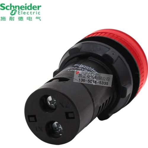 10 pieces of Genuine Schneider indicator light 22mm XB2BVB4LC XB2-BVB4LC red 24V LED