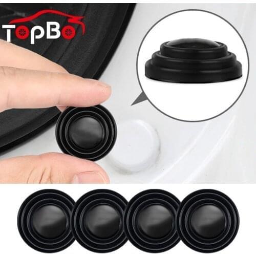 4/8 Pcs Car Door Anti-Noise Buffer Gasket Closing Door Silicone Pads Anti-collision Shock-absorbing Stickers Car Styling