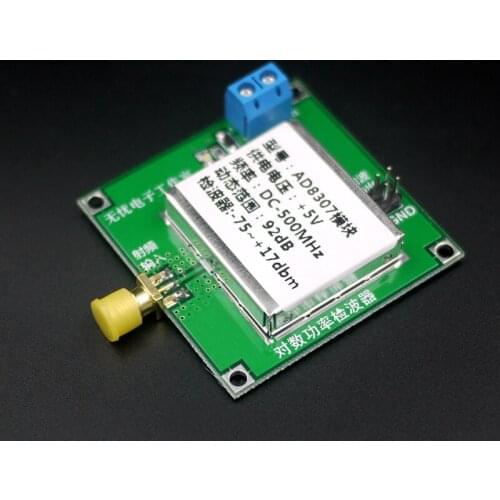 AD8307 Module RF Detector RF Power Meter Field Strength Meter Power Meter Input with Balun