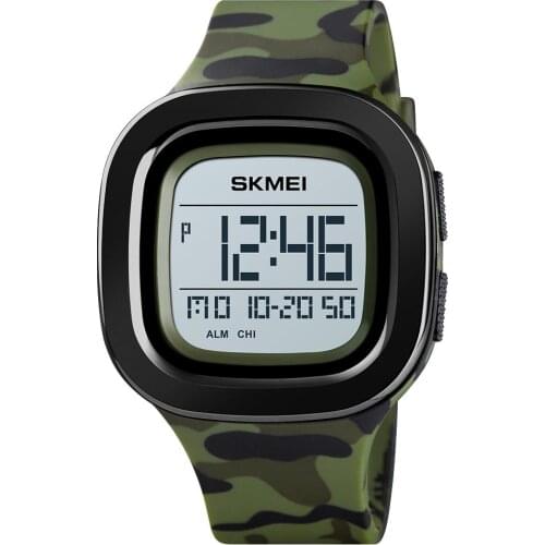 Fashion Sports Watch Mens Watches SKMEI Chrono Alarm Digital Waterproof Clock Wristwatch Brand Square LED relogio masculino