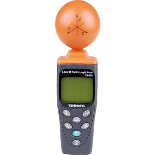 TENMARS TM-195 3-Axis RF Field Strength Meter High-frequency electromagnetic radiation detector