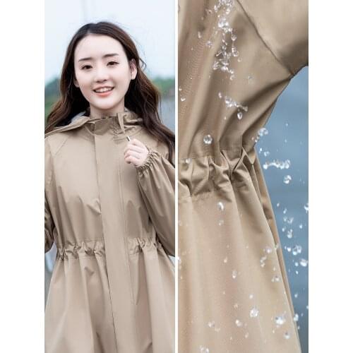 Long Thicken Raincoat Men Women/Female Poncho Waterproof Rain Coat Chubasquero Mujer Raingear Rainwear Windproof