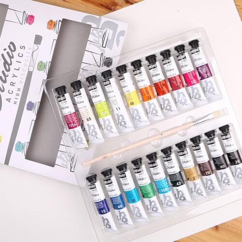 France Pebeo Acrylic Paint Set 40-Color DIY Graffiti Wall Painting Decorative Hand-Painted Drawing Art Paint for fabric Nail