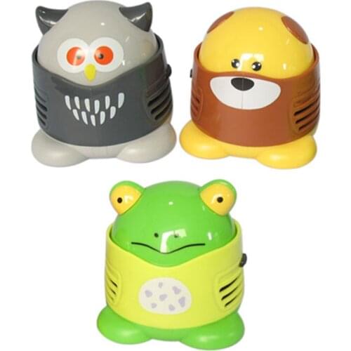 Hot Selling Battery Vacuum Cleaner Home Computer Sweeper Mini Cartoon Desk Table Dust Handheld Vacuum Cleaners