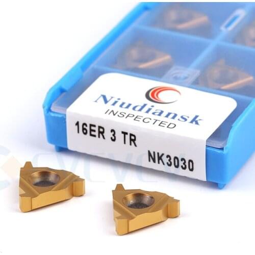 16ER 1.5TR NK3030 2.0TR 2.5TR 3.0TR 16IR TR CNC Cutting Internal External Thread Turning Tool Lathe Carbide Insert Cutting Steel