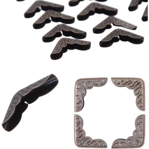 2PCS-12PCS Printed Book Corner Wooden Box Corner Color Pages Of The Angle Album Notebook Corner Wooden Decorative Angle 17*17mm