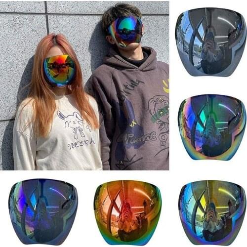 Hot HD Transparent Women Men Protective Faceshield Glasses Goggles Full Face Covered Spherical Lens Anti-Spray Mask Sunglasses