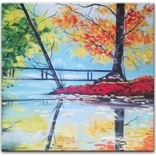 DONGMEI OIL PAINTING hand painted oil painting Home decoration painting landscape pictures art painting DM1801602