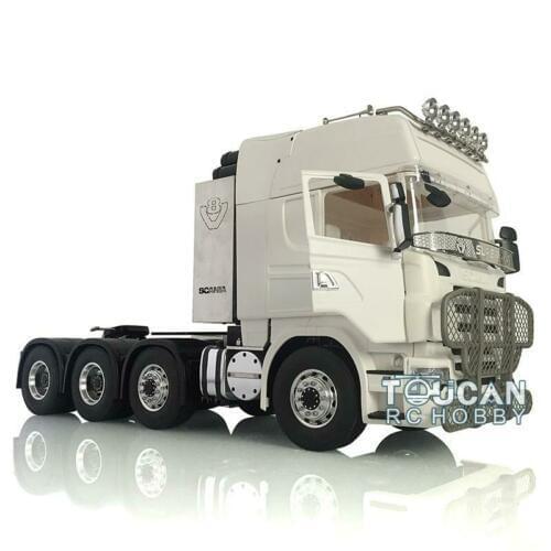 1/14 LESU Metal 6*6 Chassis For DIY Hercules Scania RC Tractor Truck Horn Roof Light Bumper THZH0972-SMT2