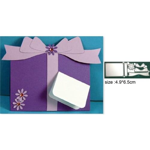 Cutting dies New bow box metal Stencil for DIY Scrapbooking Paper Card Making embossing craft dies