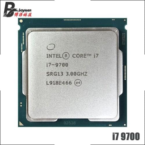 Intel Core i7-9700 i7 9700 3.0 GHz Eight-Core Eight-Thread CPU Processor 12M 65W PC Desktop LGA 1151
