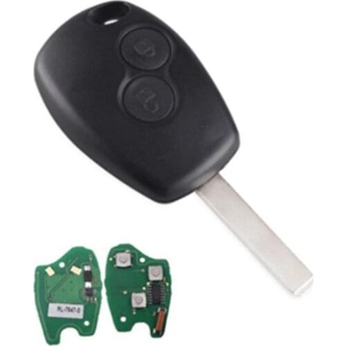 2/3 Buttons Keyless Remote Control Key Fob 433MHz With PCF7947 Chip For Renault Clio Kangoo Master Modus Logan Twingo Key