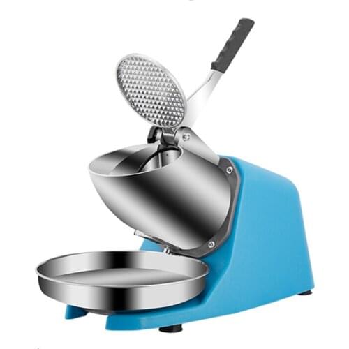 Manual Electric Ice Crusher Ice Crushing Machine Snow Ice Maker DIY 220V