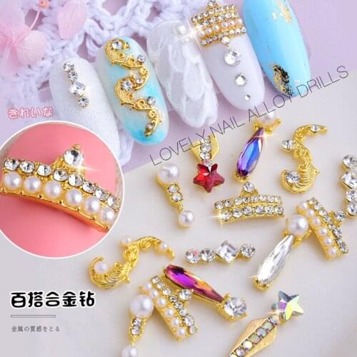 Mixed Color Chameleon Stone Nail Rhinestone Small Irregular Beads Manicure 3D Nail Art Decoration In Wheel Accessories Nail Gems