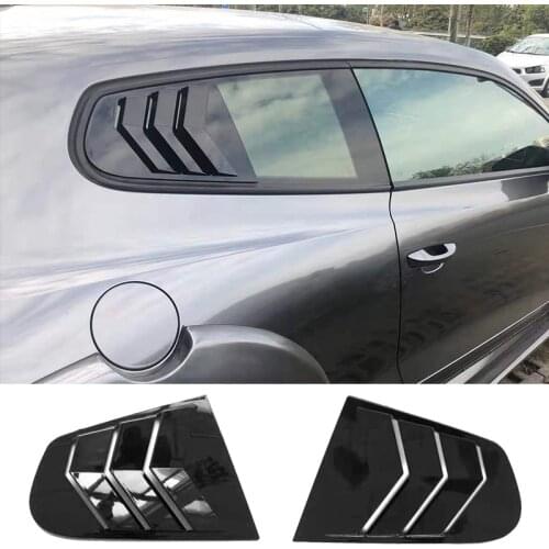 Car Side Window Louver Scoop Cover Vent Carbon Surface Style Spoiler Decorative for Scirocco 2009-2018