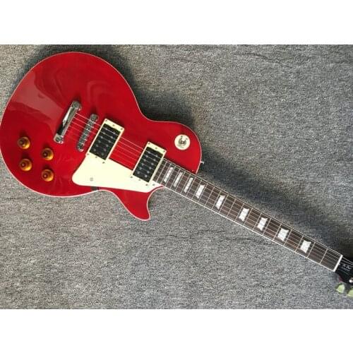 Top quality, standard electric guitar rosewood fingerboard, high-quality musical instrument red color free shipping