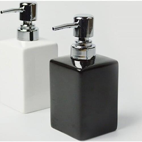 NEWYEARNEW Ceramic Liquid Soap Dispensers Emulsion Latex Bottles Bathroom Accessories set Wedding Gift