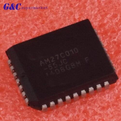 1/5PCS AM27C010-55JC PLCC 1 Megabit ( 128 K x 8-Bit ) CMOS EPROM 32PINS diy electronics