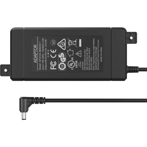 100-240V Input 48Volt 120Watt AC adapter Power Supply Power adapter for PoE injector PoE switch