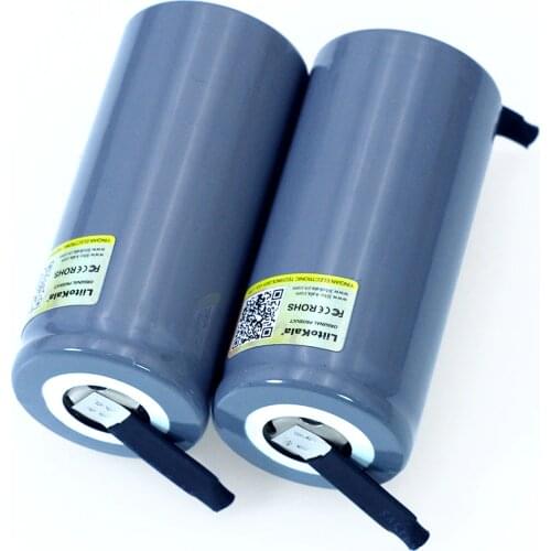 10PCS LiitoKala 3.2V 32700 6500mAh LiFePO4 Battery 35A Continuous Discharge Maximum 55A High power battery+DIY Nickel sheets