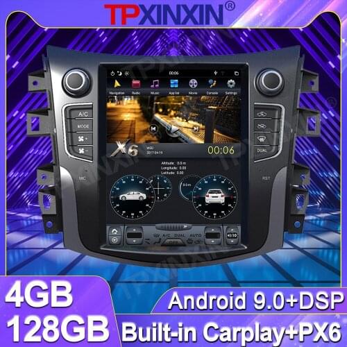 4+128G For Nissan Terra 2014-2019 Android 9.0 Tesla Vertical big Screen Car Auto Stereo radio multimedia video player GPS navi