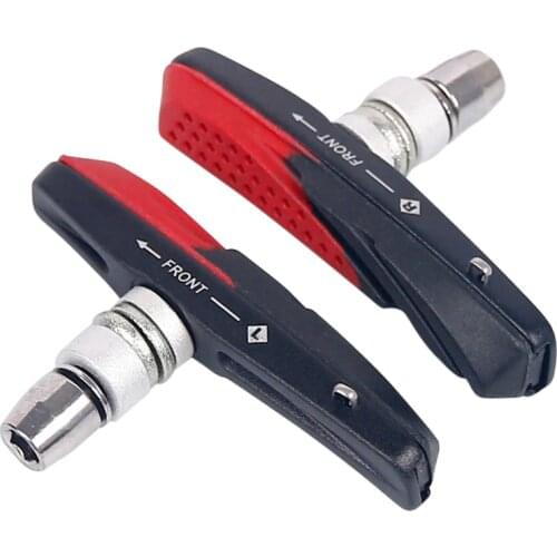 Deemount 72mm MTB cartridge V-Brake Pads Set For Iron Aluminum Steel Rims Wet Dry Conditions Replaceable Inserts Option