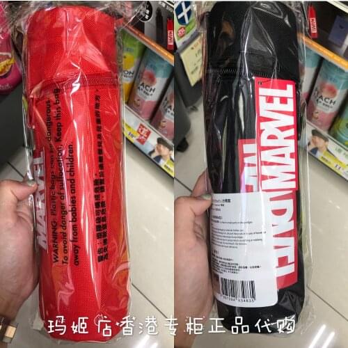Disney Avengers Superhero portable kettle lid water bottle bag Kawaii water bottle large capacity water cup thermos