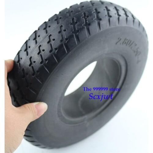 Electric scooter solid tire 2.80 /2.50-4 Pneumatic Tires Durable Thick Wheels Solid Outer