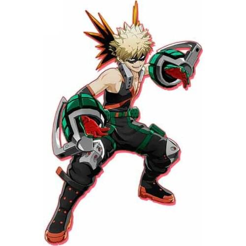 Personality My Hero Academia Cartoon Car Stickers and Decals Fashion Vinyl Car Wrap Decal Trunk Scratch-Proof Suv PVC KK Vinyl