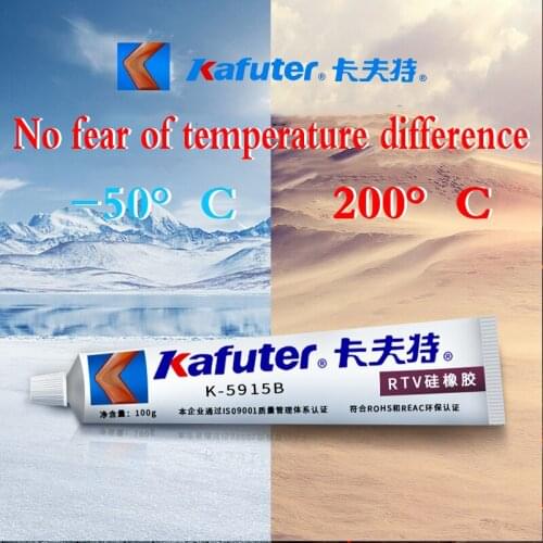 Kafuter k-5915W rtv silicone rubber sealant insulation electrical components fixed electronic products waterproof sealant