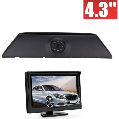 HD 720P Misayaee Brake Light Camera+4.3'' monitor for IVECO Daily 4 Gen 2008-2014 Stop lights Rear View Camera Night Vision