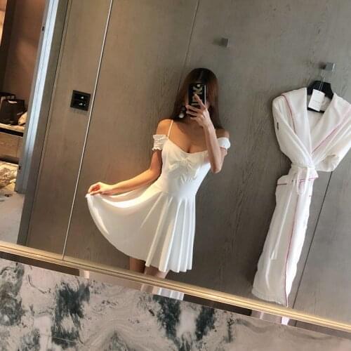 2021 New Korean Style Sexy One Piece Swimsuit Women Solid Swimwear Monokini Push Up Swim Suit Skirt Trikini Pad Bathing Suit