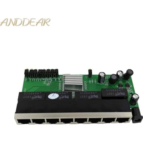 OEM New model 8 Port Gigabit Switch module Desktop RJ45 Ethernet Switch module 10/100/1000mbps Lan Hub switch module 8 portas