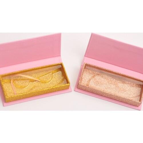 Wholesale eyelash packaging box lash boxes packaging custom private logo faux cils mink eyelashes magnetic pink case bulk vendor