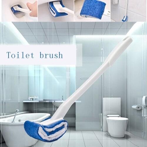 Toilet cleaning brush Frosted Cleaning Brush Arch Design Long Handle Floor Toilet Brush Window Nylon Material Cleaning Tool