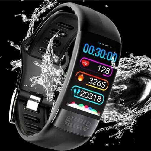 P11 Smartband Blood Pressure Smart Band Heart Rate Monitor PPG ECG Smart Bracelet Activity Fitness Tracker