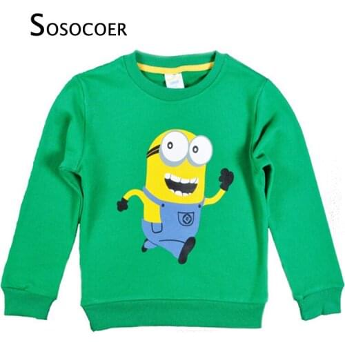 SOSOCOER Kids Boys T Shirt Long Sleeve Cartoon Boy T-shirt New Autumn Anime Character Children T Shirts For Kids Baby Clothes