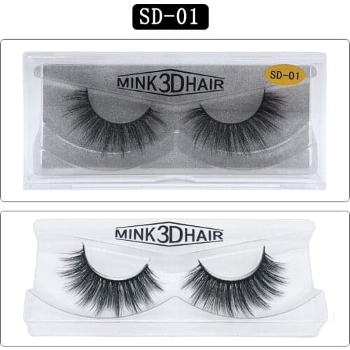 Xinleyong Mink Eyelashes False Eyelashes Crisscross Natural Fake lashes Long Makeup 3D Mink Lashes