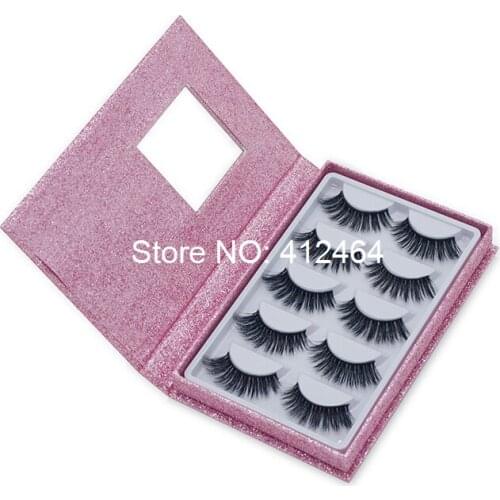 Factory manufacturer custom magnetic close eyelash packaging box,hot stamping cosmetic box packaging ---PX2025