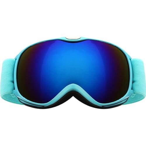 Boys & Girls Winter Windproof Ski Glasses Children UV400 Anti-fog Skiing Goggles Kids Sperical Borad Vision Snowboard Eyewear