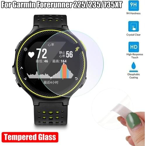 1/2/3PCS Tempered Glass 9H Screen Protector Film For Garmin Forerunner 235 225 735XT Smart Watch Screen Protector Film