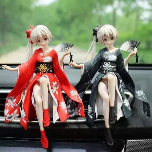 26cm 2021 New Action Figure Japense Style kimono Toy Car Decoration Simulation Doll Fun Puzzle Holiday Birthday Gift