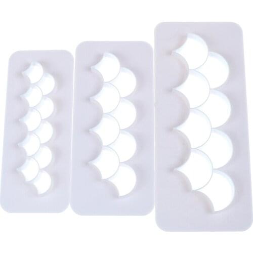 3 Pcs Cake Decorating Tools Baking Fish Scale Shape Geometry Fondant Cookie Cuttter Cake Mold Fondant Mold Fondant
