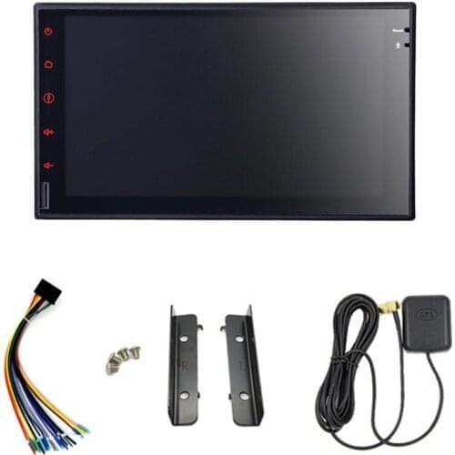 4G 2din android 9,0 coche radio auto Bluetooth single din reproductor multimedia universal navegación GPS 1024*600 swc dab tpms