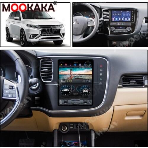 Android 9.0 128GB Tesla Screen Car Radio GPS Navigation For Mitsubishi OUTLANDER 2014 - 2019 Auto Multimedia Player Stereo Unit