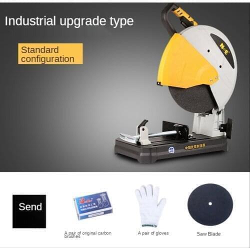 3900W Circular Saw 350mm Industrial Grade Steel Profile Multifunctional Cutting Machine Metal Wood Bench Cutting Machine