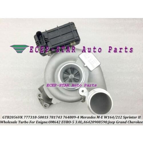 +E AC GTB2056VK 781743 781743-5001S 781743-5003S A6420901680 For Mercedes Benz Sprinter II 219 CDI 319 419 519 E300 E OM642 3.0L